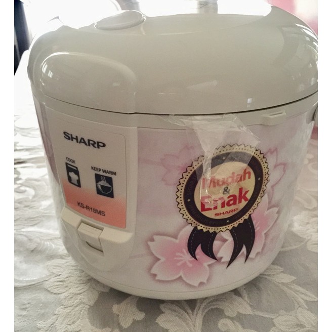 Magic Com / Rice Cooker Sharp KSR18MS Motif Bunga 1,8 Liter