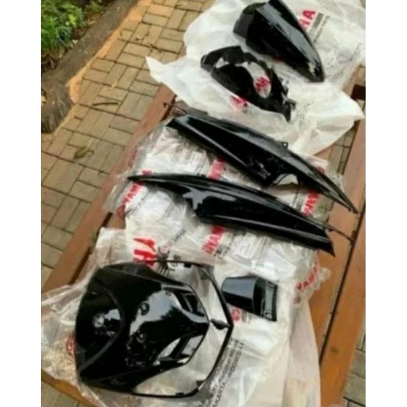 Full Body Alus Yamaha Mio Smile Warna Hitam Ori Yamaha YGP