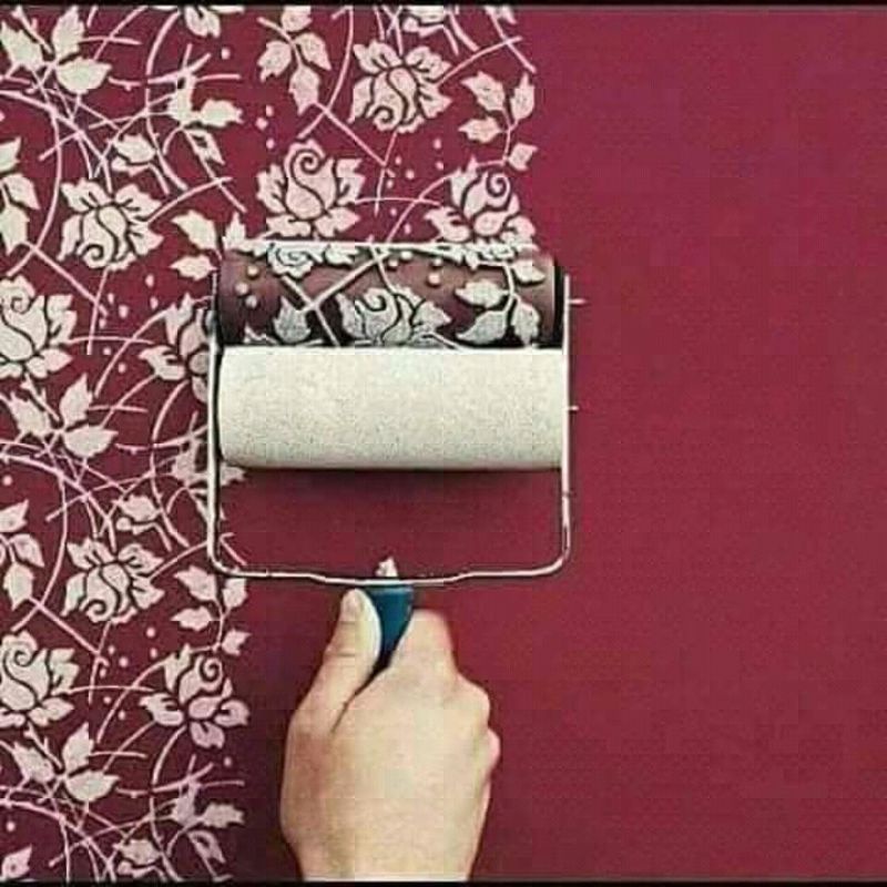 Roll  Cat Tembok Dinding Motif Seperti Wallpaper Stiker