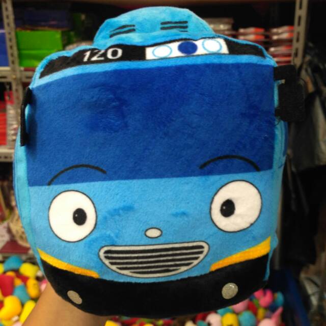 Boneka bus tayo kecil model printing