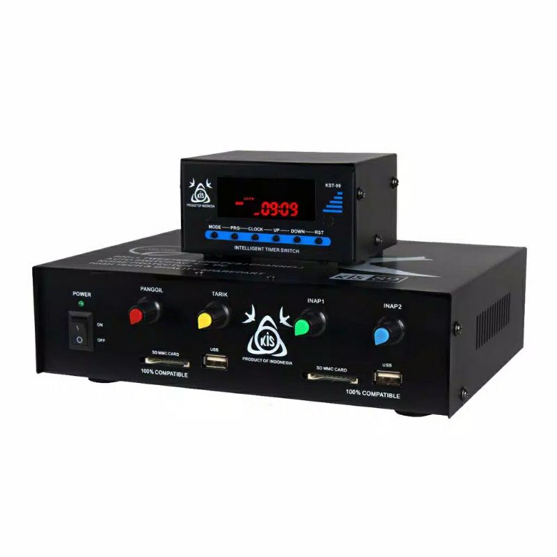 (Bonus suara walet)Paket ampli walet KIS89 dan timer digital pengatur waktu on off otomatis amplifie