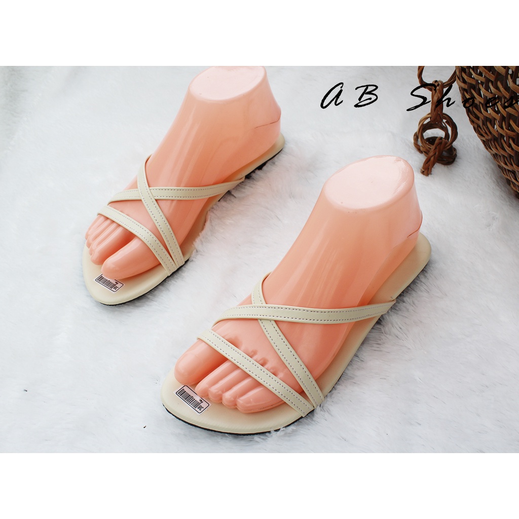 Promo Sandal Teplek Wanita Model Tali Silang Sandal Flat Wanita Terbaru Murah Original