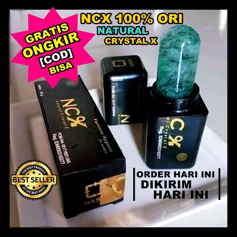 NCX NASA ORIGINAL 100% ASLI CRYSTAL X BONUS PASTA GIGI NASA