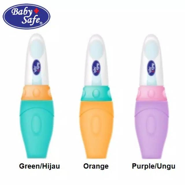 BabySafe Bottle Spoon Soft Squeeze Feeder Botol jp029/ Botol sendok