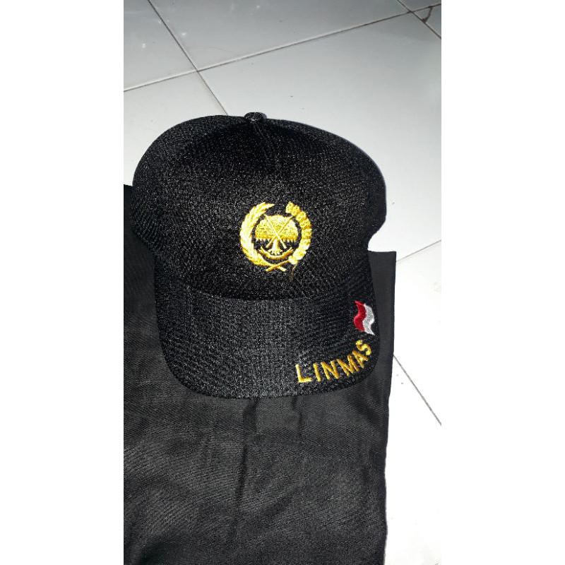 TOPI LINMAS BORDIR