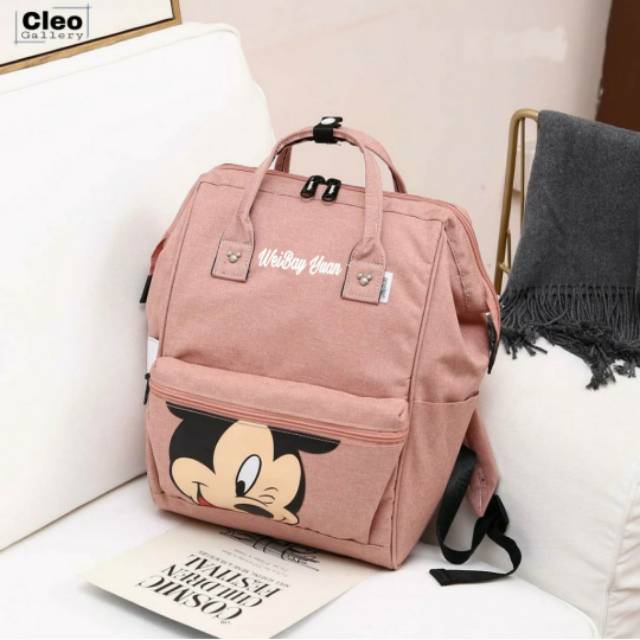 TAS RANSEL MICKEY MOUSE NIQABIS