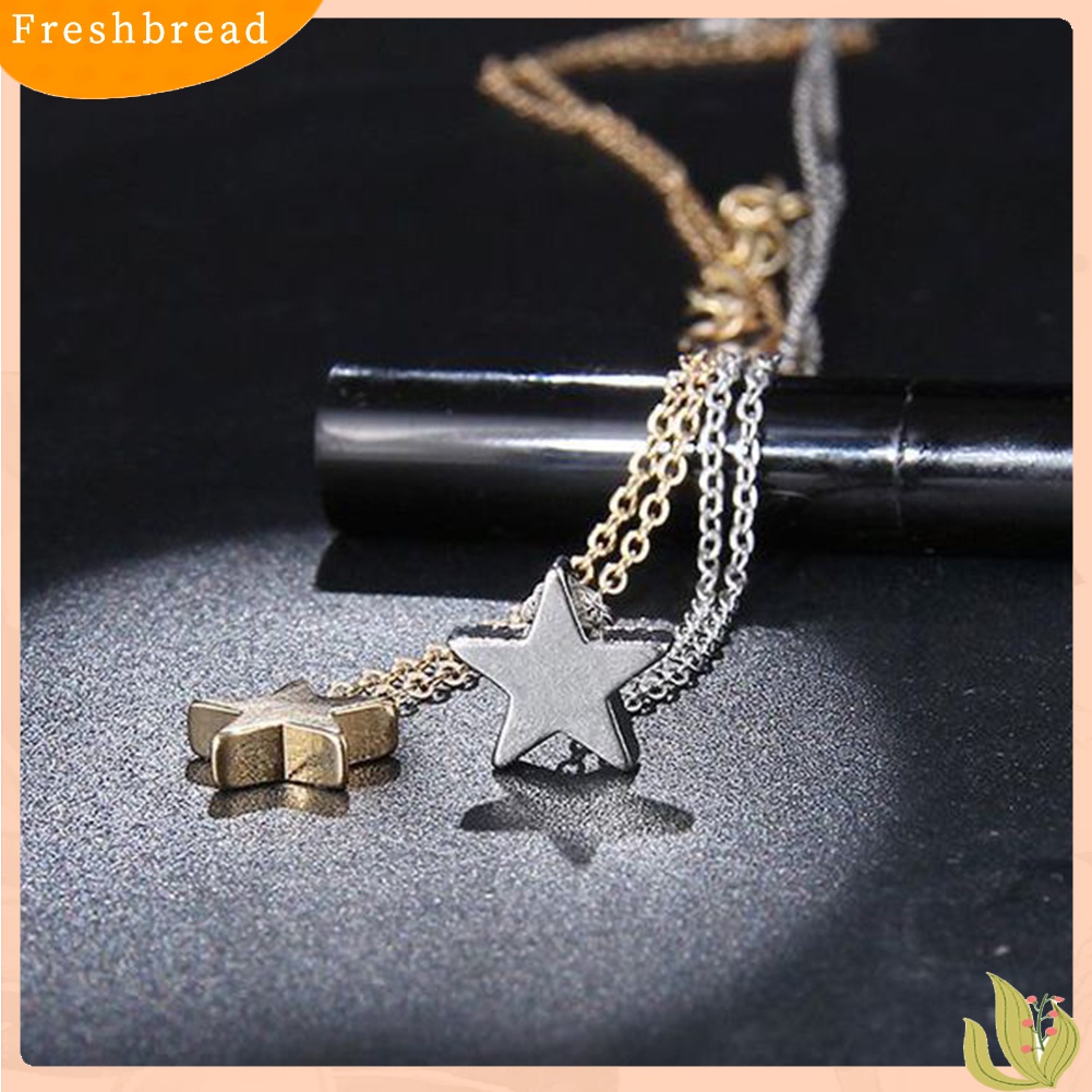 【Fresh】❀Fashion Women Star Charm Pendant Alloy Chain Necklace Wedding Party Jewelry Gift