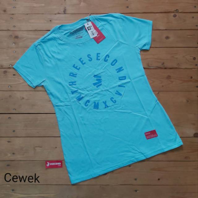 kaos wanita 3second