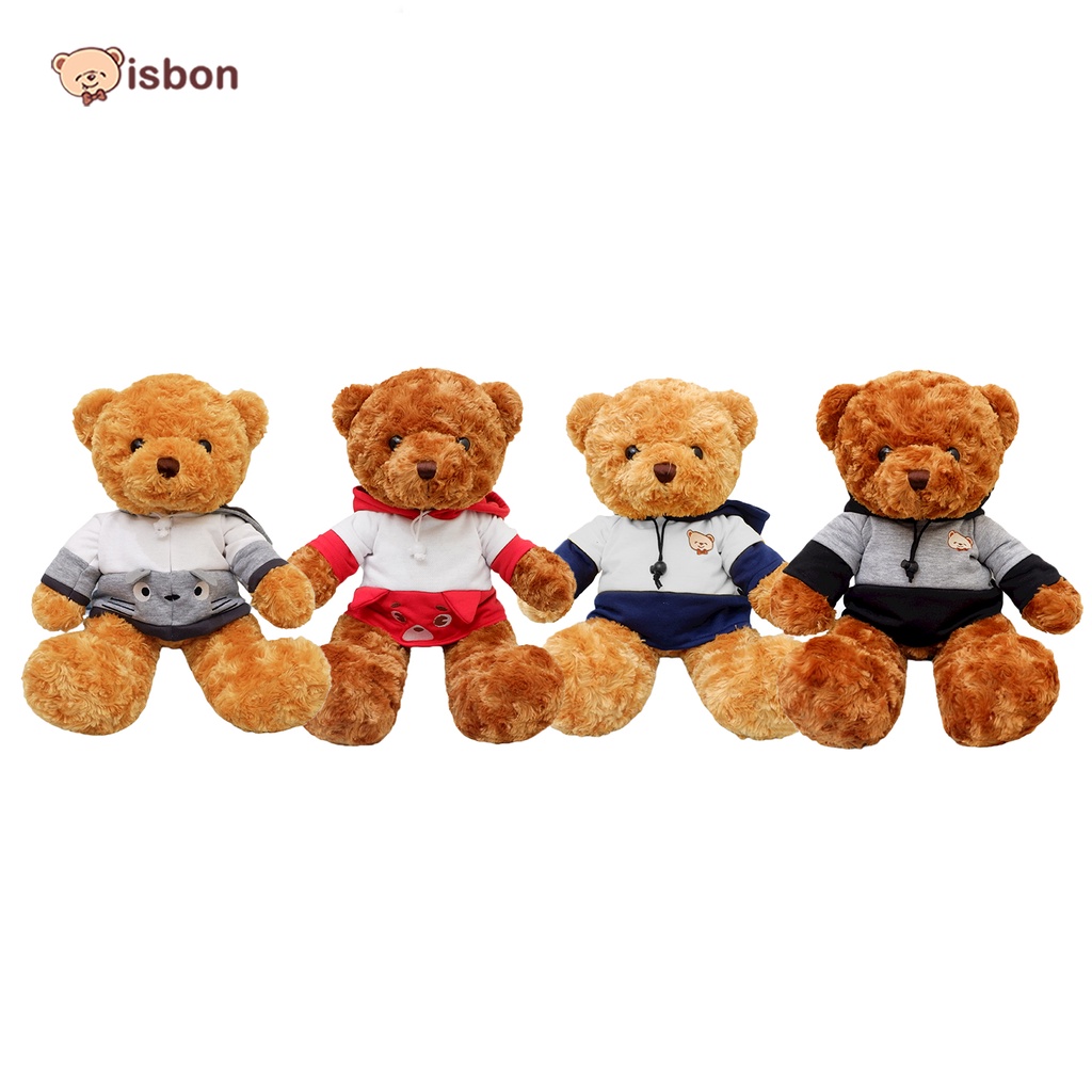 Boneka Beruang Teddy Snail 35 Cm With Hoodie Karakter Lucu Bulu Halus Non Alergi Cocok Untuk Mainan Anak By ISTANA BONEKA