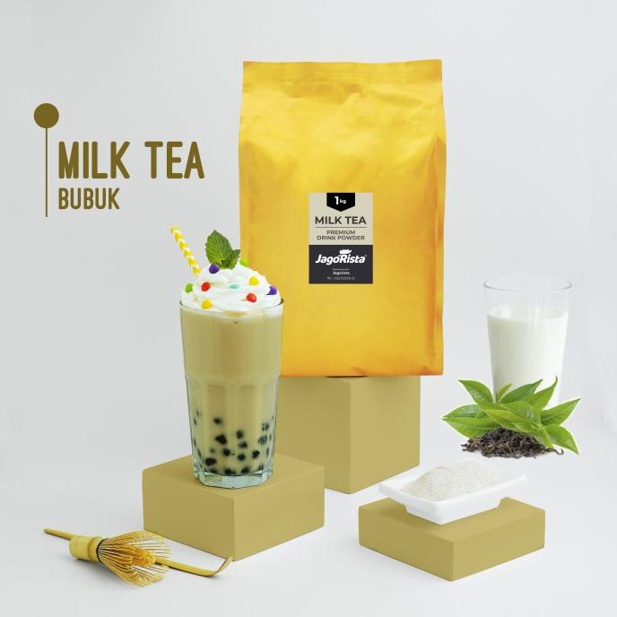 

[COD] 1 Kg Jagorista - Milk Tea- Premium Bubble Drink Powder [COD]