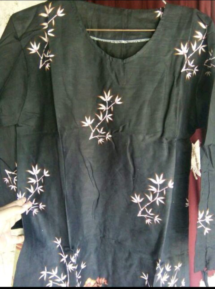 Batik Tunik Shibhori Atasan Wanita|genes Serut