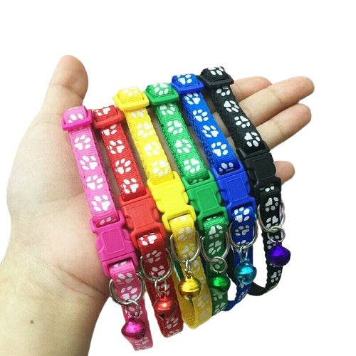 kalung anjing rantai hewan bell kucing dog collar PAW mix