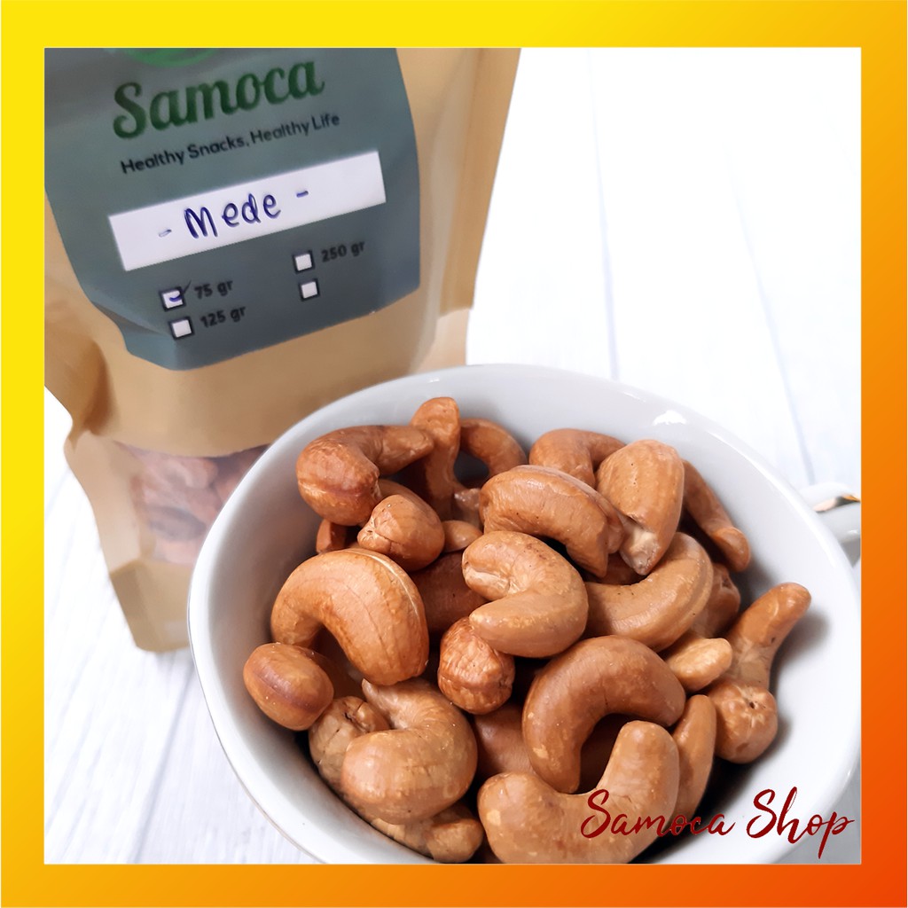 

Kacang Mede Mete Panggang Premium Roasted Cashew Cemilan Diet Sehat