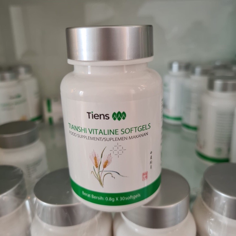 Paket Vitaline Tiens 1 Botol Vitaline isi 30 Softgels Original 100% Tianshi Pemutih Tubuh Badan | KA