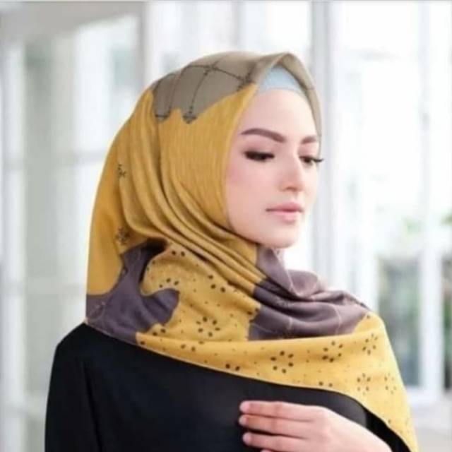 Hijab Segiempat My lady Hellen Bukan Ori | Jilbab Segi Empat Terbaru Lasecut