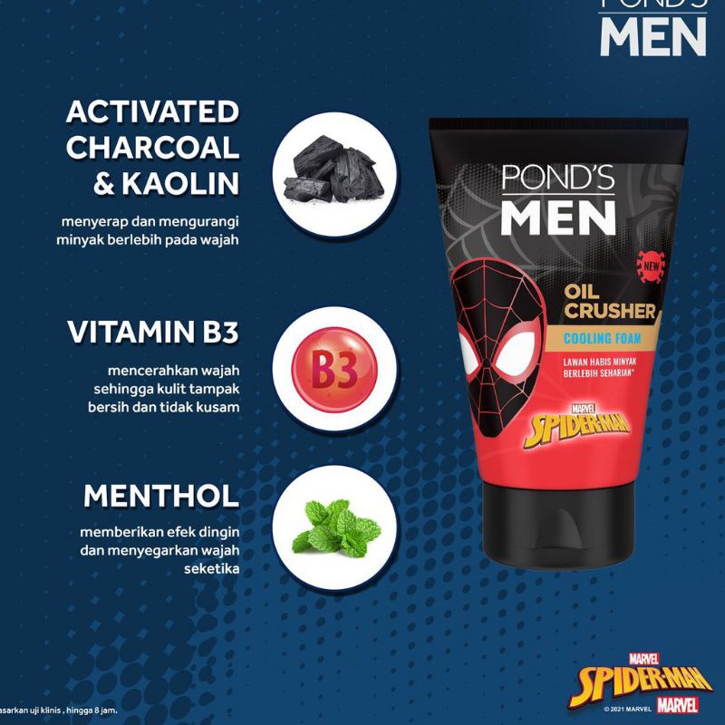 Pond's Men Facial Wash Spiderman 100g