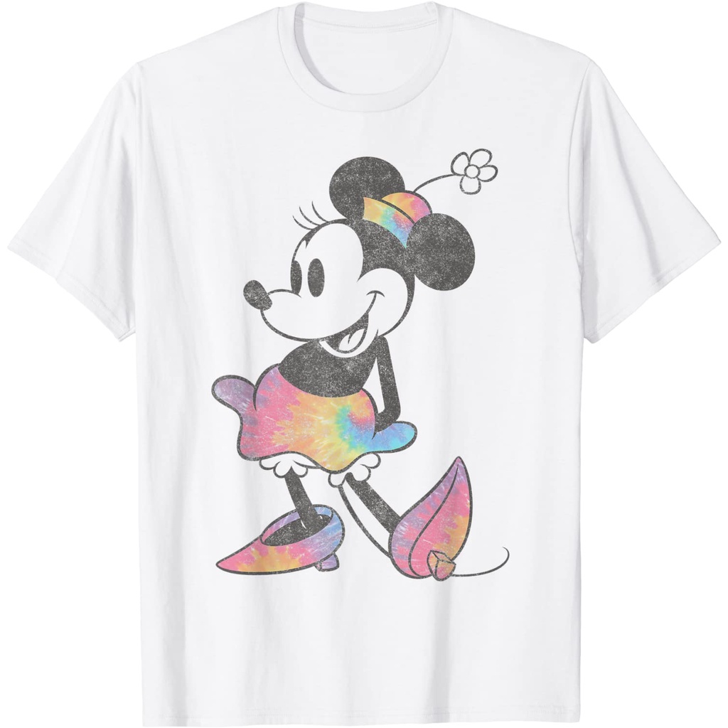 Kaos Dewasa Disney Mickey And Friends Minnie Mouse Tie Dye T-Shirt - Kaos Pria - Kaos Wanita - Kaos 