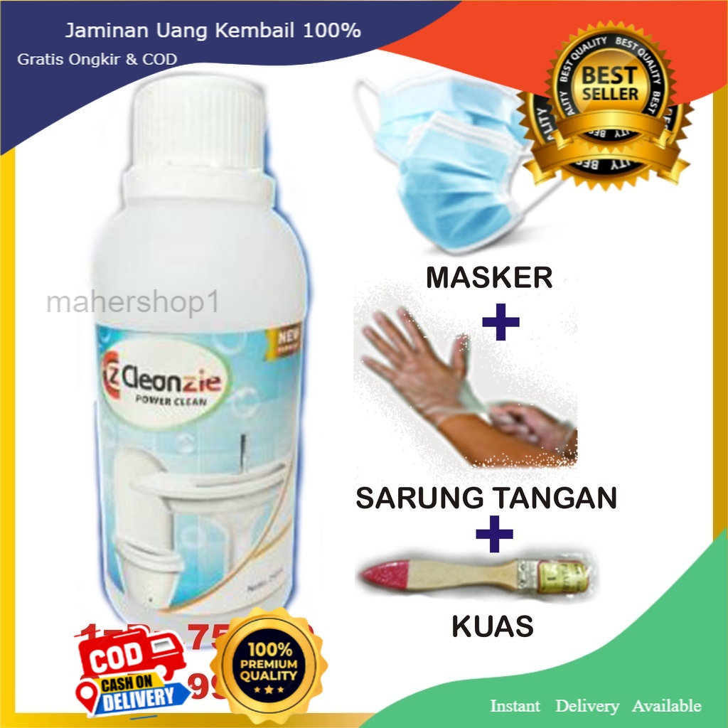 Pembersih Kerak Lantai, Porcelen, Keramik, Kamar Mandi, CLEANZIE Power Clean