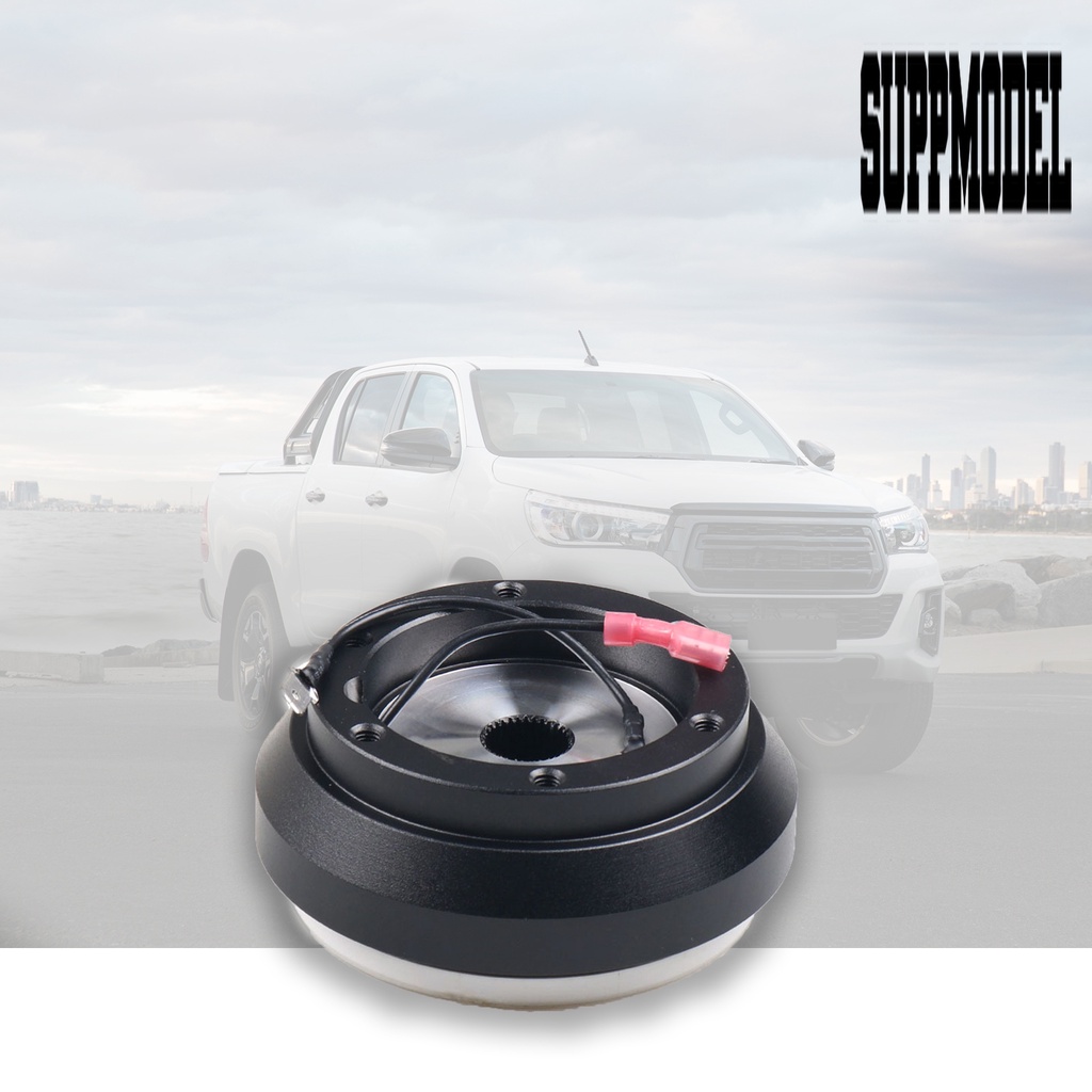 Cover Adapter Hub Roda Kemudi Mobil 6 Lubang Warna Hitam Untuk Toyota