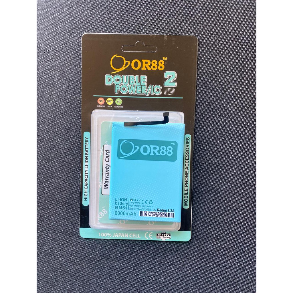 Batre Baterry Baterai Double Power Redmi Xiaomi BN51 Redmi 8 redmi 8A OR88/ Oriens88