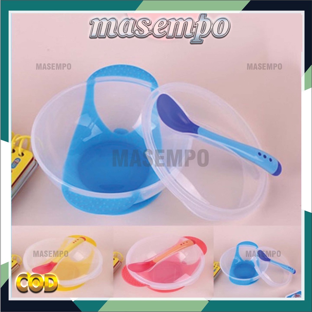 Mangkok makan anak bayi anti tumpah silicon (BPA FREE)