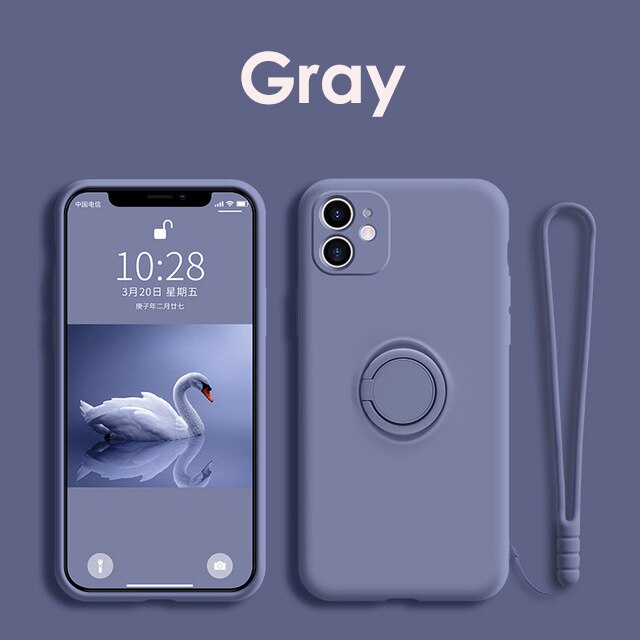 Soft Case Bahan Silikon Cair Ultra Tipis Dengan stand Untuk Xiaomi Redmi Note 10 4G