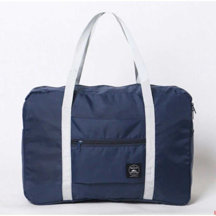 Tas Duffel Organizer Tas Ransel Duffel Lipat Travel Bag HEONYIRRY - Biru (R8T3) Trunk Bag Murah Tas 