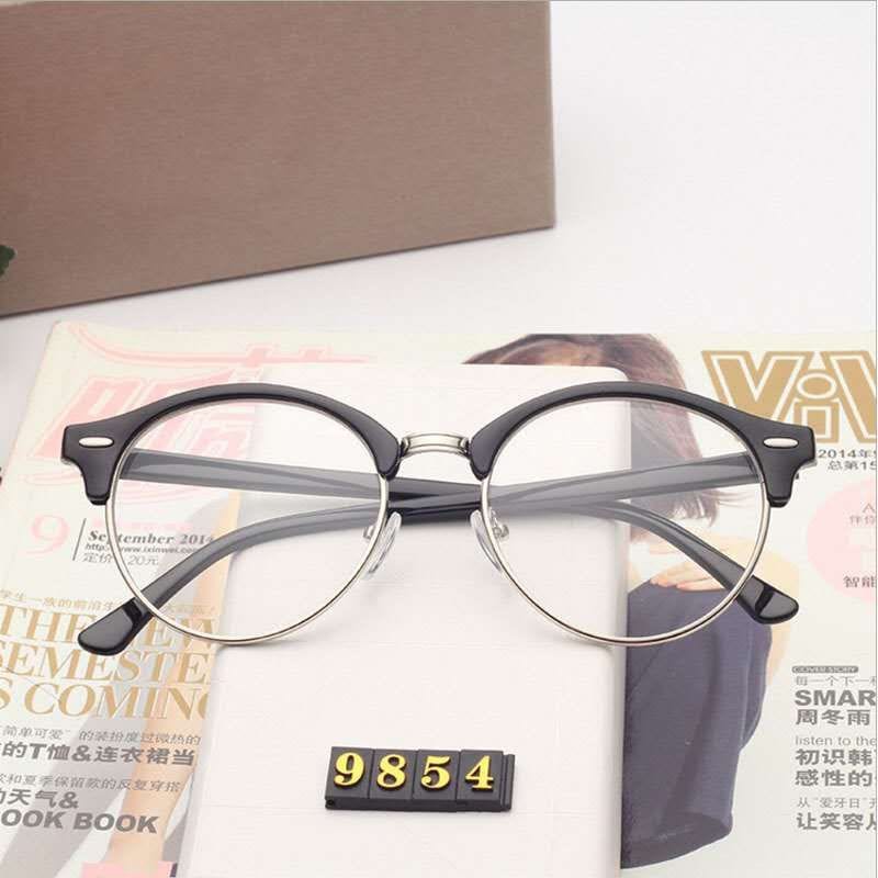 (27AN.ID) Kacamata KM32 Optik Flat Vintage Anti Radiasi UV400 untuk Pria / Wanita B13-7