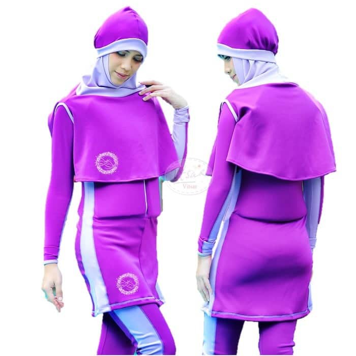 Baju Renang Muslimah Dewasa Mengapung SafeSwim
