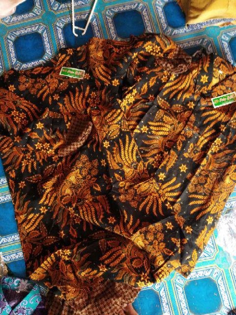 Maura Couple - Sania Ruffle Batik Couple Ori Ndoro Jowi Garansi Termurah Shopee - Batik Modern Solo