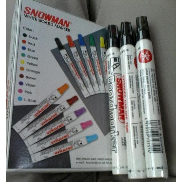 

Spidol Snowman Boardmarker papan tulis