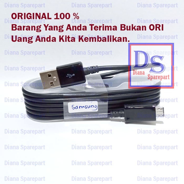 Kabel Data Samsung A10 A10S M10 Cable Cas Casan Micro Original 100