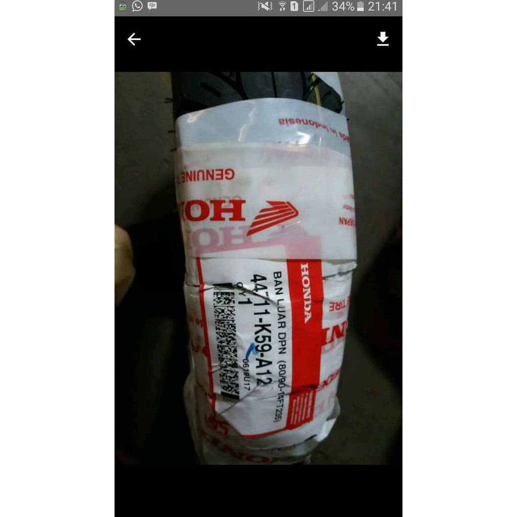 Ban Luar 80 90 14 Tubeless Federal