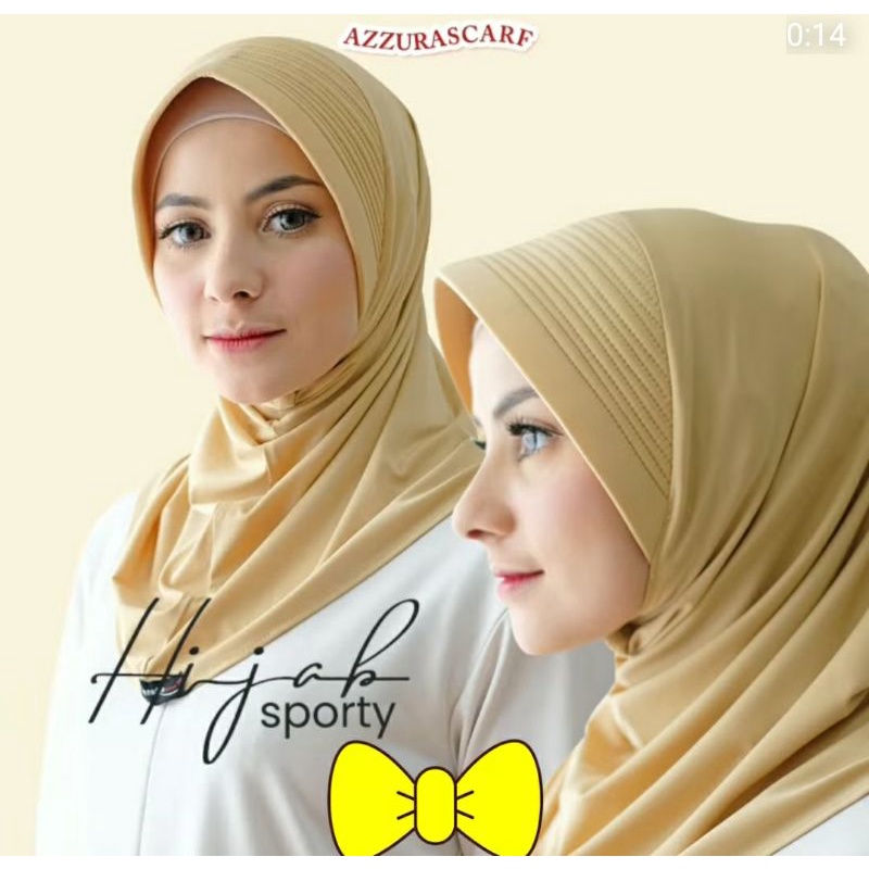 ((COD)) Jilbab Sport Spandek Original by Azzura Scraft