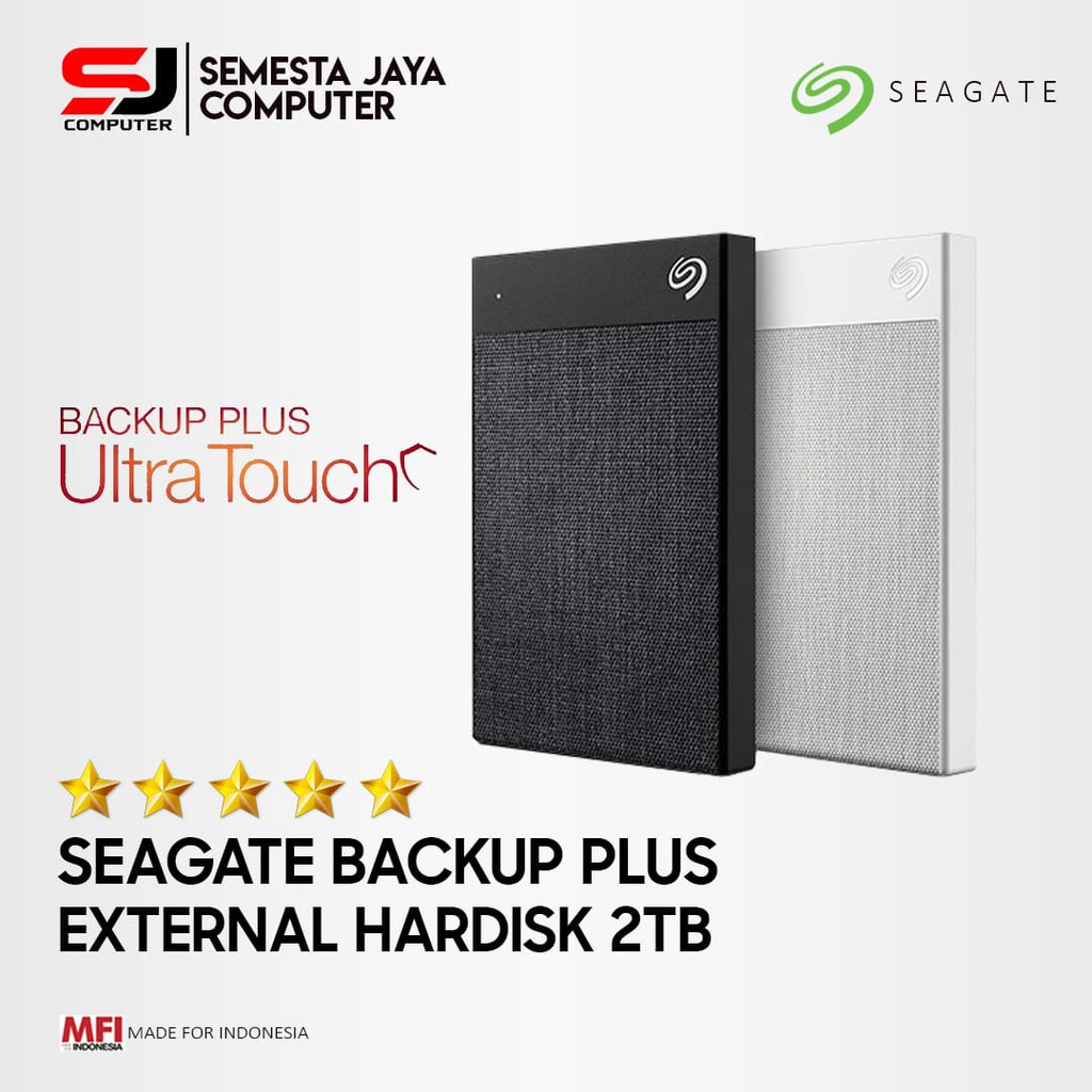 Hardisk External Seagate BackUp Plus Slim 2 TB