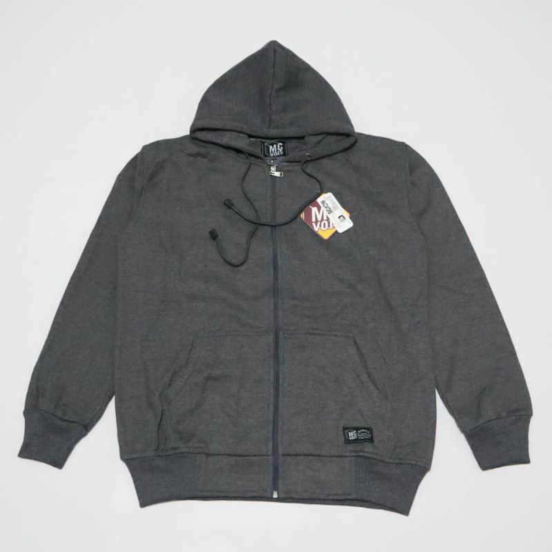 Hoodie Zipper Mcvois Abutua Pria Wanita Premium