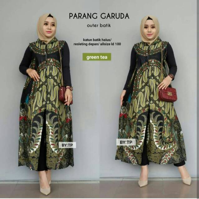 GROSIR BATIK LONGCARDY GARUDA ,OUTER BATIK