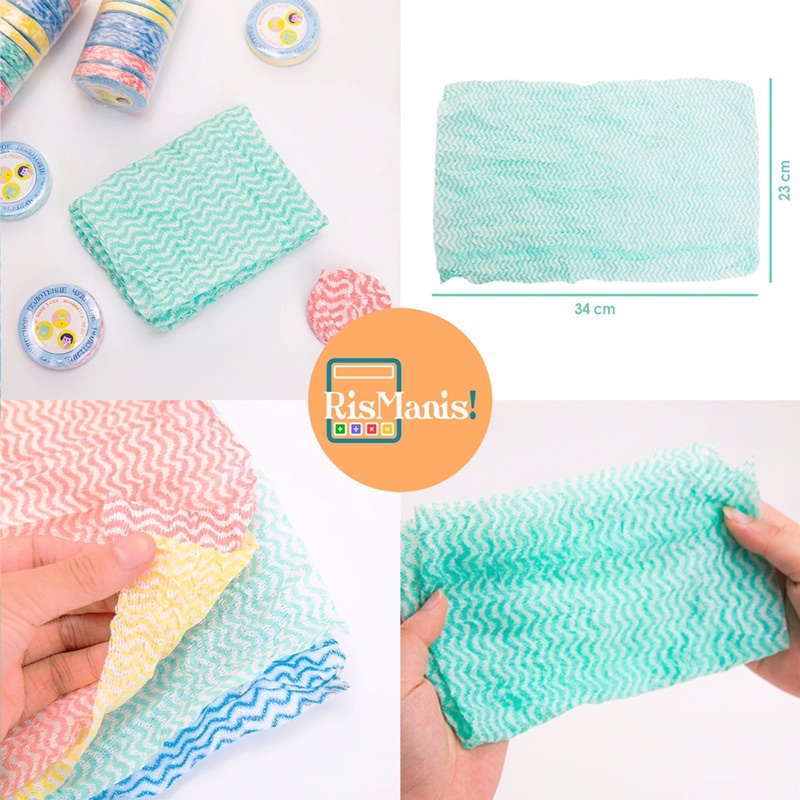 TRAVEL HAND TOWEL Handuk Mini Ajaib Magic Towel Serbet Kain Lap Tangan Serbaguna Efisien Disposable
