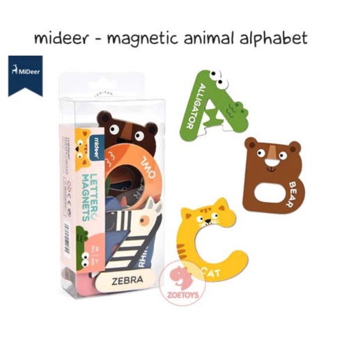 

Zoetoys Mideer - Animal Alphabet Magnetic mainan edukasi edutoys - Animal Alphabet Berkualitas
