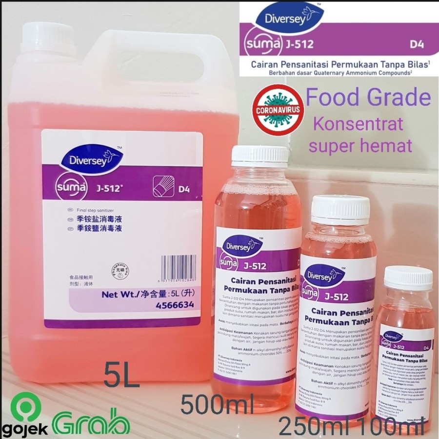 BABEE - DISINFECTANT DIVERSEY FOOD GRADE / CAIRAN SANITASI / ANTISEPTIK ANTI VIRUS