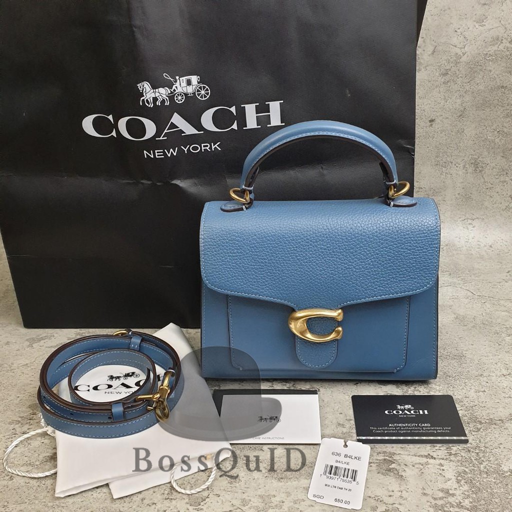 Coach Tabby Top Handle 20 In Brass Lake