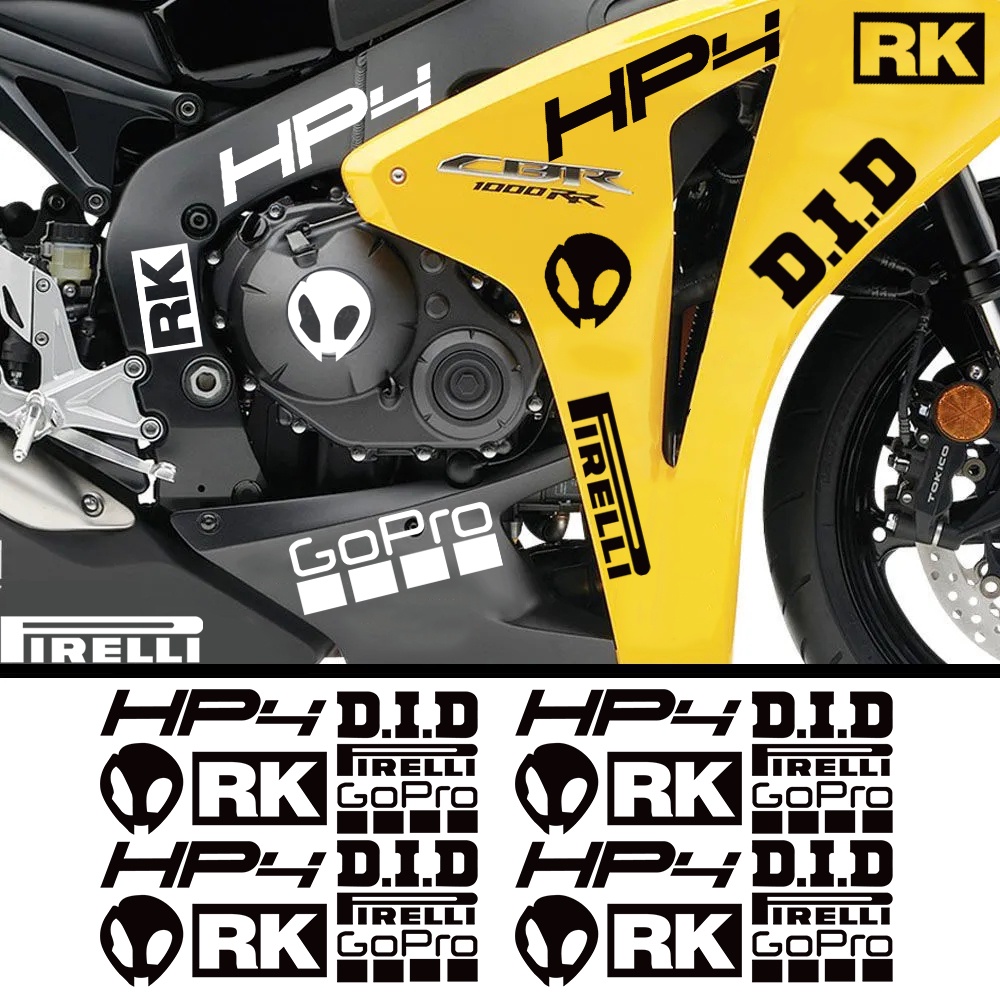 BMW Motor Stiker S1000R S1000RR HP4 Body Mobil Tangki Bahan Bakar Penjaga Reflektif Stiker JDM Stiker