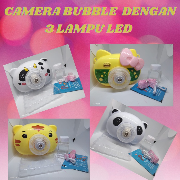 Kamera Bubble Mainan Bubble Camera Mainan Gelembung Elektrik