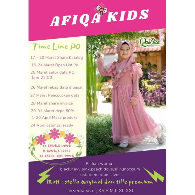 [PRE ORDER] Afiqa set dress by @qabila_official XXL