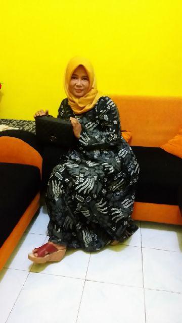 Maura Couple - Sania Ruffle Batik Couple Ori Ndoro Jowi Garansi Termurah Shopee -  Batik Manggar Abu