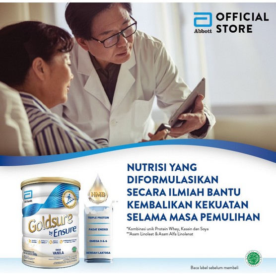 ✔️  SUSU ENSURE GOLDSURE VANILA 900 GRAM [ SUSU NUTRISI DEWASA ]