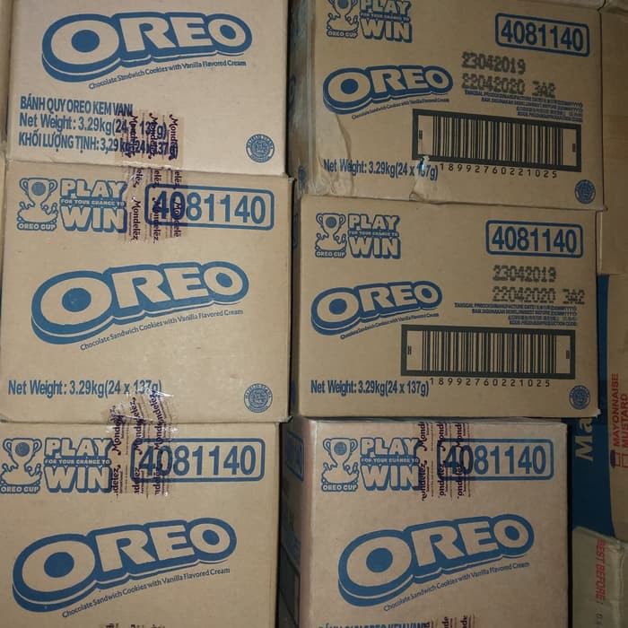 

[DUS] Oreo vanilla 137gr x 24pcs biskuit oreo per dus