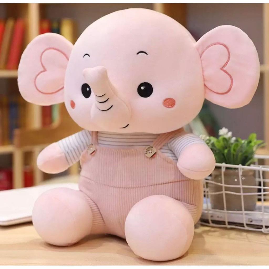 BONEKA GAJAH PAKE BAJU/BONEKA GAJAH IMUT