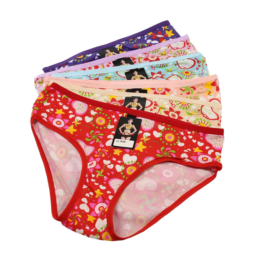 Celana dalam wanita motif bunga love  terbaru CD26 murah/CD terbaru