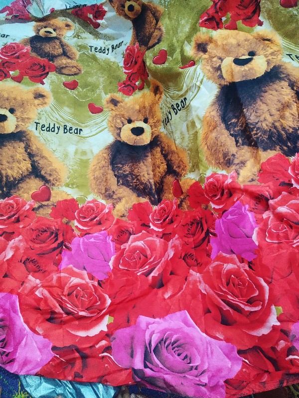 Grosir Seprei Homemade Motif Rose Teddy Murah Berkualitas